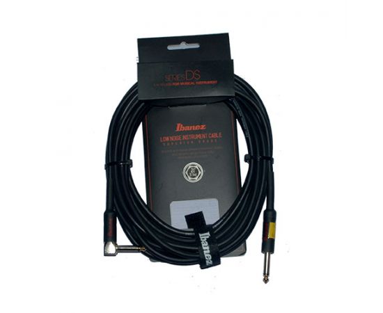IBANEZ DSC20L инструментальный кабель Jack 1/4' mono (прямой) - Jack 1/4' mono (угловой), длина 6,1
