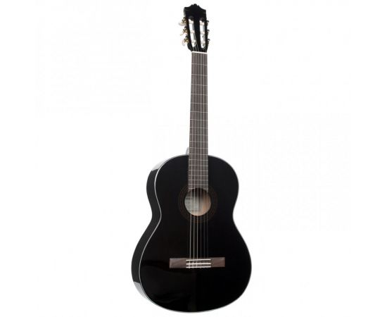 YAMAHA C40 Black Гитара классик, корпус - меранти, верхняя дека - ель, цвет черный C40 BL