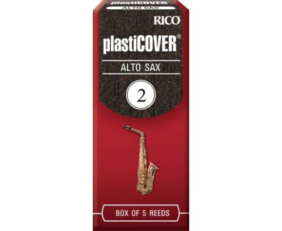 RICO RRP05ASX200 (№ 2) Трость д/саксофона альт, серия Plasticover, в упаковке 5 штук