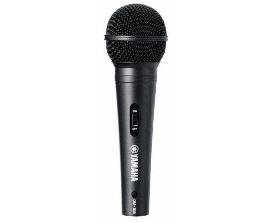 YAMAHA DM-105 Black Вокальный микрофон динамический микрофон для воспроизведения вокала и речи (можно применять в караоке барах);(60 Гц – 15 кГц);