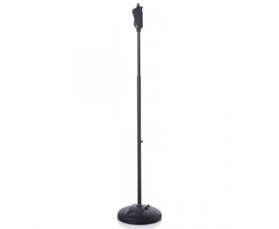 BESPECO MS14 Стойка микрофонная напольная, рег. высота: 104-172см, диаметр основания 27.5 см