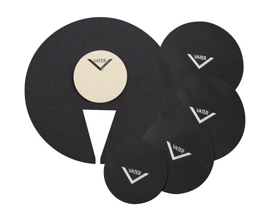 VATER VNGCRP Комплект заглушек для барабанов тренировочные накладки 12",13",14",16",Bass Drum. Comp