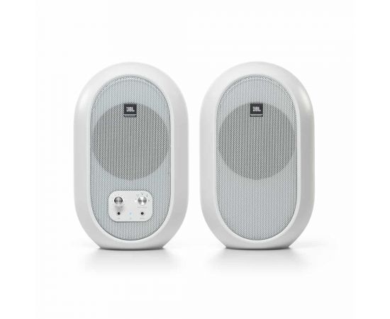 JBL 104SET-BTW компактные референсные активные мониторы с Bluetooth, цвет белый  (пара)