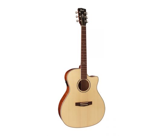 CORT GA-FF-NAT Grand Regal Series Электро-акустическая гитара, с вырезом, натуральный