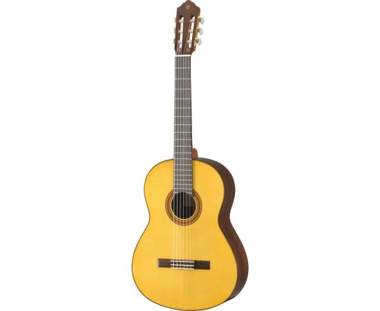 YAMAHA CG182S классическая гитара, дека ель массив, корпус палисандр, гриф нато, накладка черное дерево