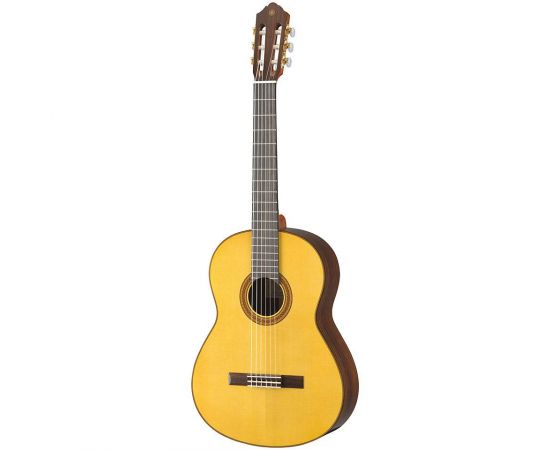 YAMAHA CG192S классическая гитара, дека ель массив, корпус палисандр, гриф mahogany, накладка черное дерево