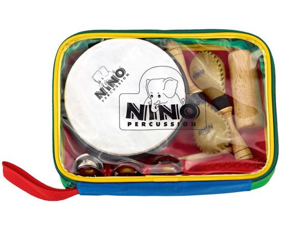MEINL NINOSET1 Комплект перкуссии для детей - сумочка, 5 предметов