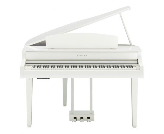 YAMAHA CLP-765GPWH Цифровое фортепиано в корпусе кабинетного рояля, цвет белый 88кл.
