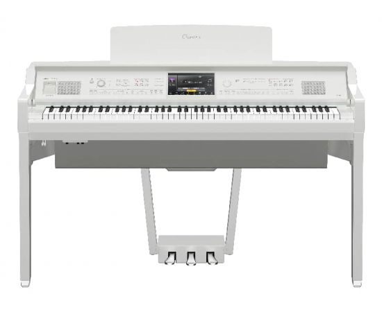 YAMAHA CVP-809PWH цифровое пианино с автоаккомпаниментом цвет Polish White 88кл.