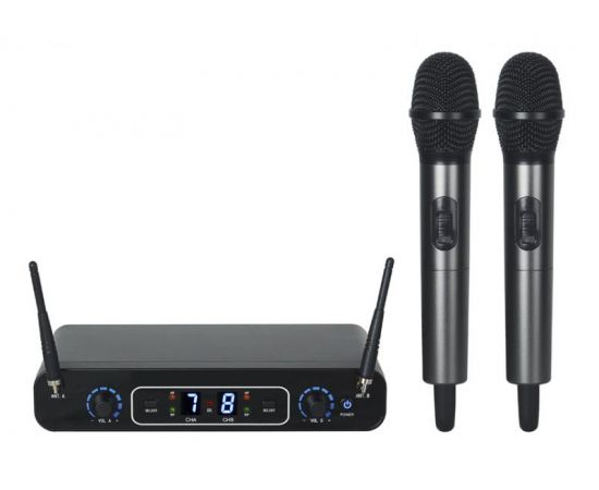 B&G ACE-288 Радиосистема вокальная, UHF 600-937MHz, PPL, 32 канала, 2 ручных микрофона