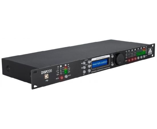 DAS AUDIO DSP-4080 Цифровой контроллер обработки звука,стерео/монопроцессор, 4 входа, 8 выходов