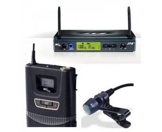 JTS IN64R/IN64TB+CM-501 Радиосистема: UHF-ресивер одноканальный, выход: XLR 6.3, LСD-дисплей, UHF-по