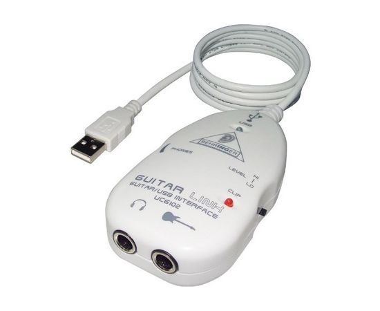 BEHRINGER UCG102 USB GUITAR LINK интерфейс внешний для подключения электрогитары к компьютеру (PC/ M