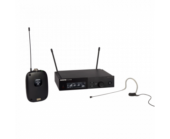 SHURE SLXD14E/153B H56 радиосистема с поясным передатчиком SLX-D и микрофоном MX153B 518-562MHz