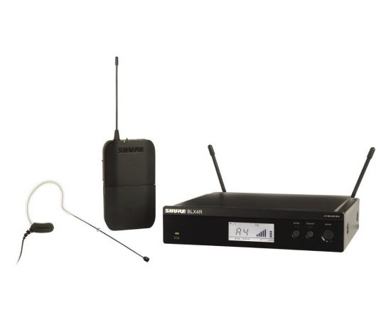 SHURE BLX14RE/MX53 M17 радиосистема головная с микрофоном MX153. Кронштейны для крепления в рэк в комплекте