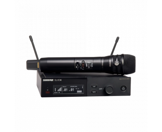 SHURE SLXD24E/K8B H56 одноканальная цифровая радиосистема с ручным передатчиком KSM8B 518-562MHz