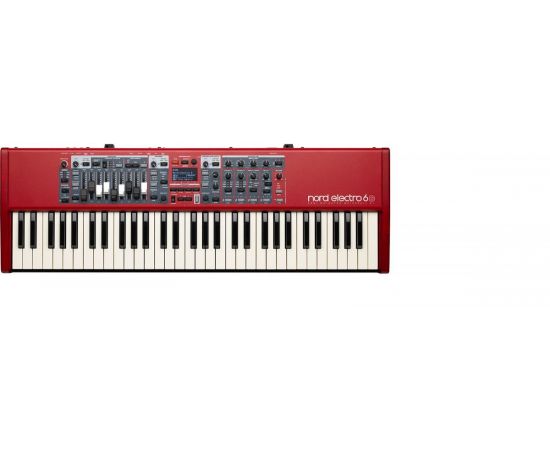 CLAVIA NORD Electro 6D 61 синтезатор, 61 клавиша (5 октав, C-C), полувзвешенные клавиши, вес 8,1 кг