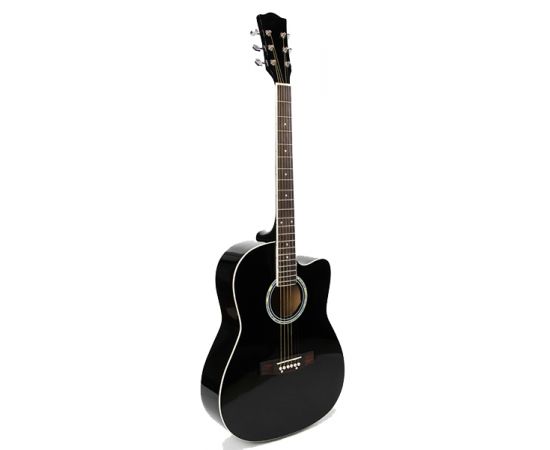 FFG-1039BK Акустическая гитара, черная, с вырезом, Foix