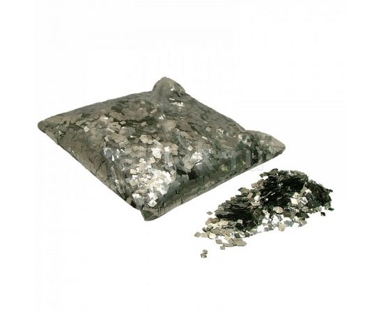 GLOBAL EFFECTS Металлизированное конфетти 6х6мм серебро