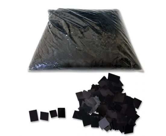 GLOBAL EFFECTS Металлизированное конфетти 6х6мм черное