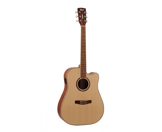 CORT AD890CF-NT Standard Series Электро-акустическая гитара, с вырезом, натуральный