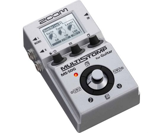 ZOOM MS-50G компактная мульти педаль эффектов для электрогитары/Без БП