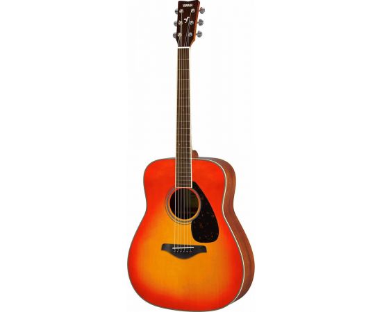 YAMAHA FG820 AUTUMN BURST акустическая гитара, дредноут, верхняя дека массив ели, цвет autumn burst