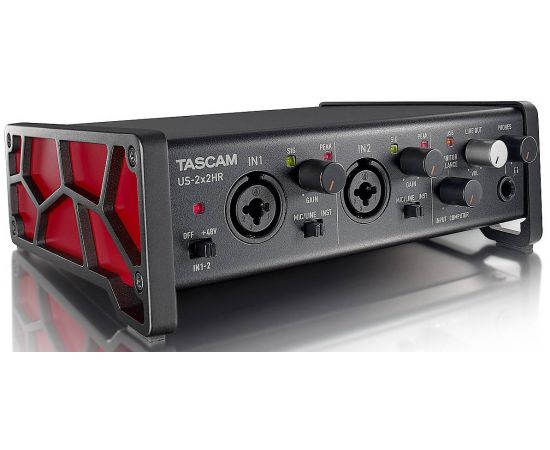 TASCAM US-2x2HR USB аудио/MIDI интерфейс (2 входа, 2 выхода) Ultra-HDDA mic-preamp 24bit/192kHz