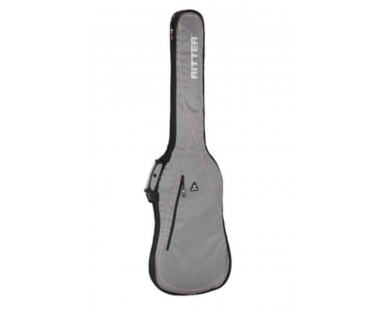 RITTER RGP2-B/SRW Чехол для бас-гитары, защитное уплотнение 10мм+5мм, цвет серебристый SRW