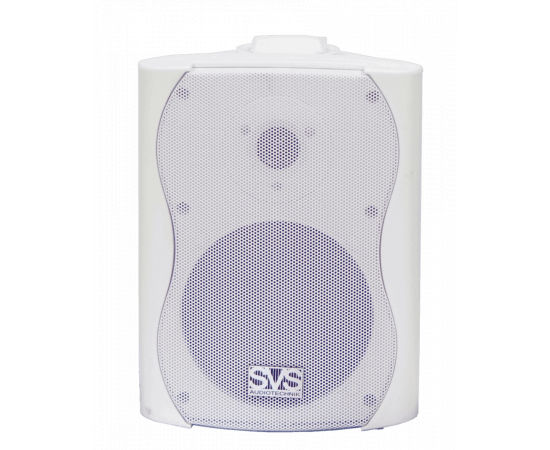 SVS Audiotechnik WS-30 White Громкоговоритель настенный, динамик 5.25", драйвер 0.5", 30Вт (RMS), трансформатор 20Вт-10Вт-5Вт-2.5Вт/100В, 8 Ом, 86 дБ, 80-18000 Гц, цвет белый, габариты: 185х163х244 мм