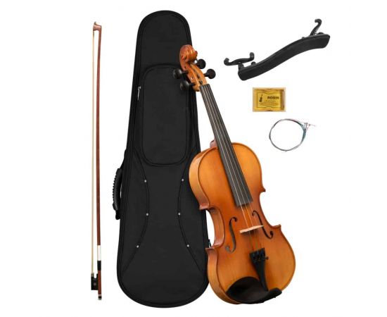 CASCHA HH-2050 Скрипка 4/4, с футляром, смычком, запасными струнами, мостиком и канифолью