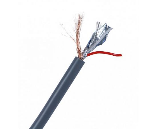PROAUDIO LDC-212E DMX кабель, инсталляционный, Ø 6 мм, двойной экран: витой (0.12x64) +алюминиевая фольга, жилы 2 x 20x0.12
