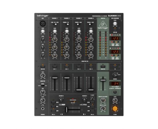 BEHRINGER DJX900USB микшер DJ, 5-канальный, VCA кроссфейдер, цифровые эффекты,USB/аудио интерфейс