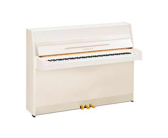 YAMAHA JU109PWH//LZ.WITHBENCH акустическое пианино, белое полированное, с банкеткой