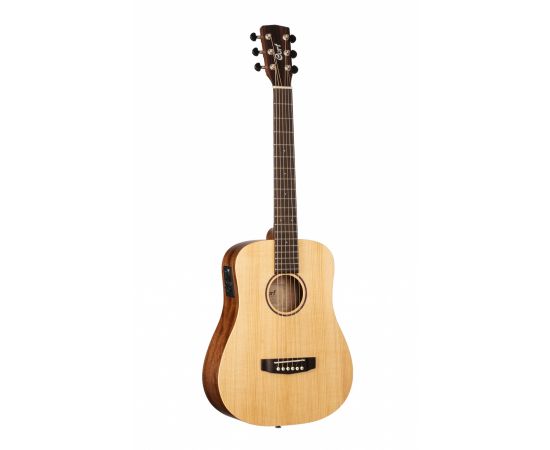 CORT Earth-Mini-E-ADK Электро-акустическая гитара 3/4, цвет натуральный, с чехлом