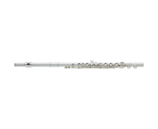 YAMAHA YFL-517H Профессиональная флейта, без резонаторов, колено Си. Головка: чистое серебро. Колено и клапаны: нейзильбер, серебряное покрытие.