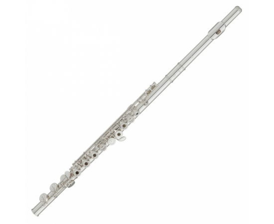 YAMAHA YFL-272 флейта с 'ми-механикой', с резонаторами, не в линию, посеребренная