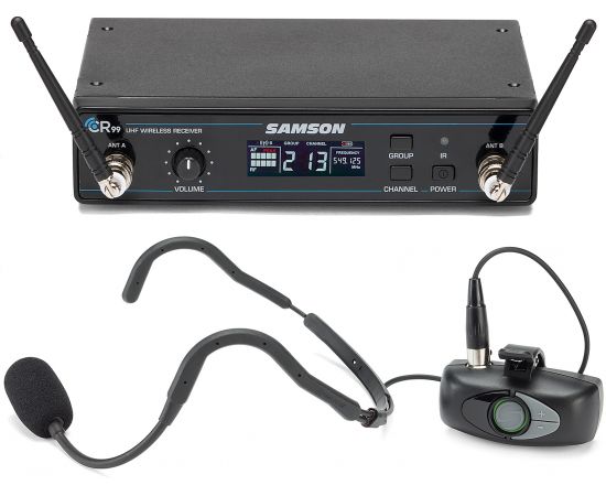 SAMSON ATX/CR99/QE AirLine AHX Fitness Headset System головная микрофонная радиосистема для фитнеса