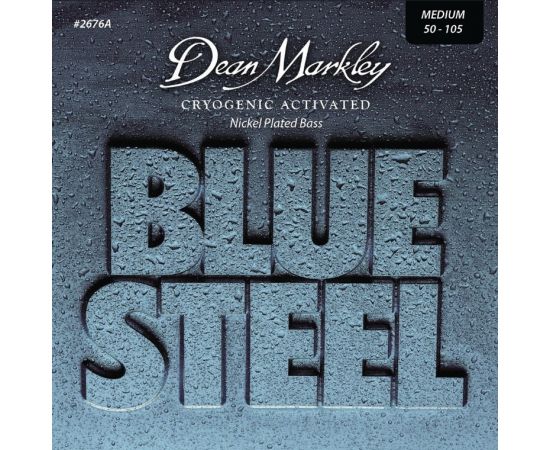 DDEAN MARKLEY M2676A Blue Steel NPS Комплект струн для бас-гитары, никелированные, 50-105