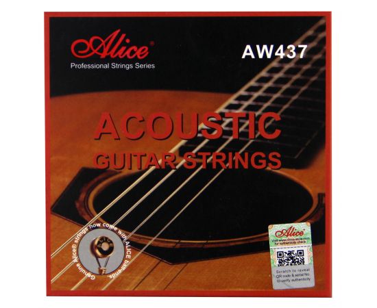 ALICE AW437-SL Комплект струн для акустической гитары, бронза 90/10, 11-52,