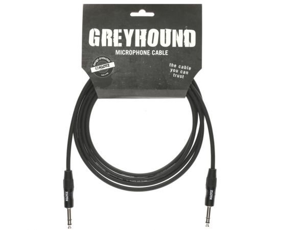 KLOTZ GRG1PP03.0 Greyhound Кабель микрофонный 6.35мм, 3м