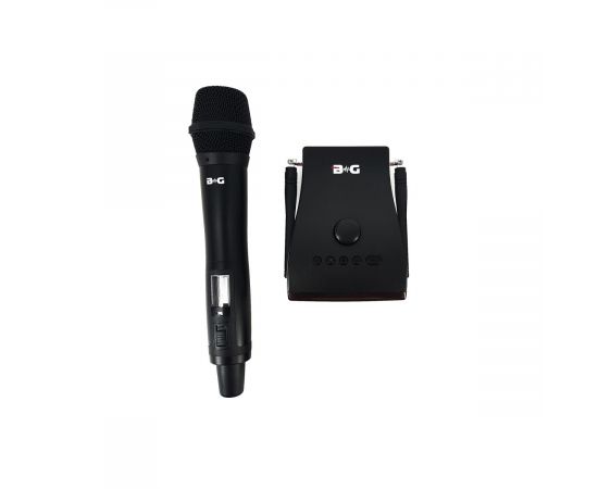 ​BG PR-8 Радиосистема вокальная, UHF 660-690 MHz, PLL, 100 предустановленных частот, Led дисплей, 1 ручной микрофон