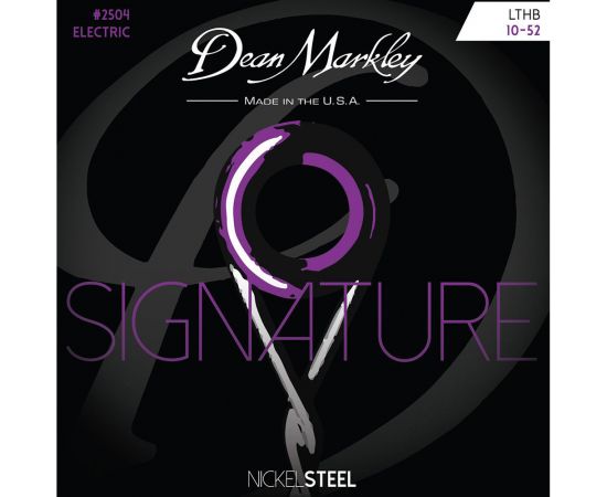 DEAN MARKLEY DM2504 Signature LTHB Комплект струн для электрогитары, никелированные, 10-52