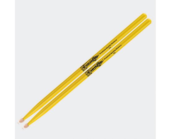 HUN 1010100201002 Colored Series 5A Барабанные палочки, орех гикори, желтые