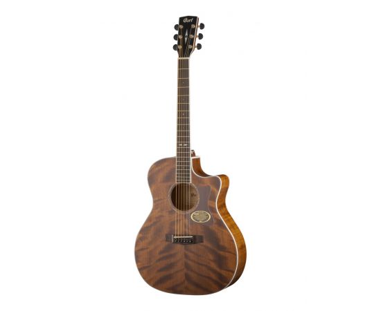 CORT GA5F-FMH-OP Grand Regal Series Электро-акустическая гитара, цвет натуральный,гранд аудиториум, с вырезом.
