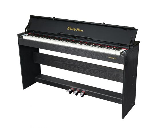 EMILY PIANO D-52 BK Цифровое фортепиано 88 полноразмерных клавиш фортепианного типа