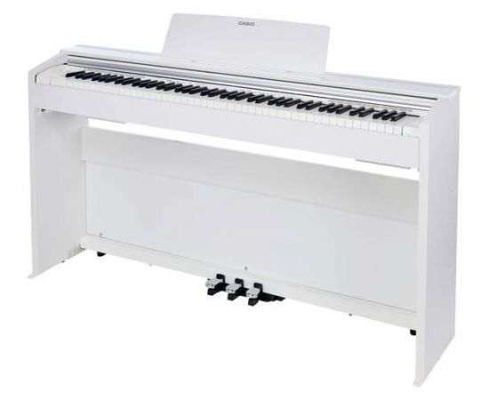 CASIO PRIVIA PX-870WE Цифровое пианино 88кл. со стойкой и педалями, белое