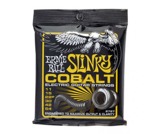 ERNIE BALL P02727 Cobalt Beefy Slinky Комплект струн для электрогитары, кобальт, 11-54