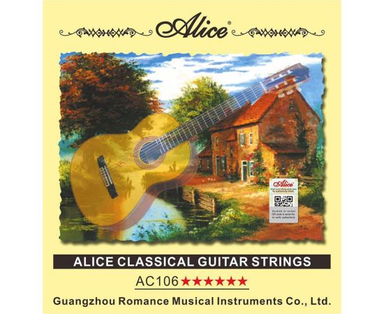 ALICE A106-6 Струна гитарная №6 нейлон/медь
