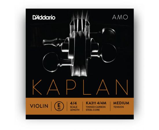 D'ADDARIO KA310-4/4M Kaplan Amo Комплект струн для скрипки размером 4/4, среднее натяжение